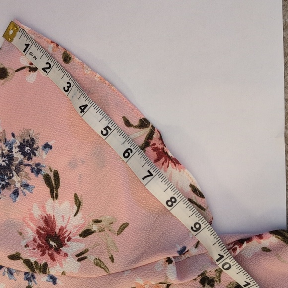 Moa Moa Pink Floral Blouse - Picture 8 of 9